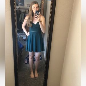 Dark Green Francesca’s Dress